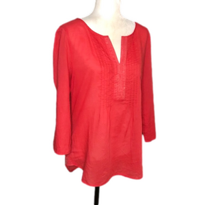 Conrad C red sequinned blouse